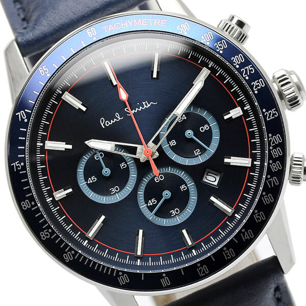 ポールスミス Paul Smith 腕時計 メンズ クロノグラフ 革ベルト 本革