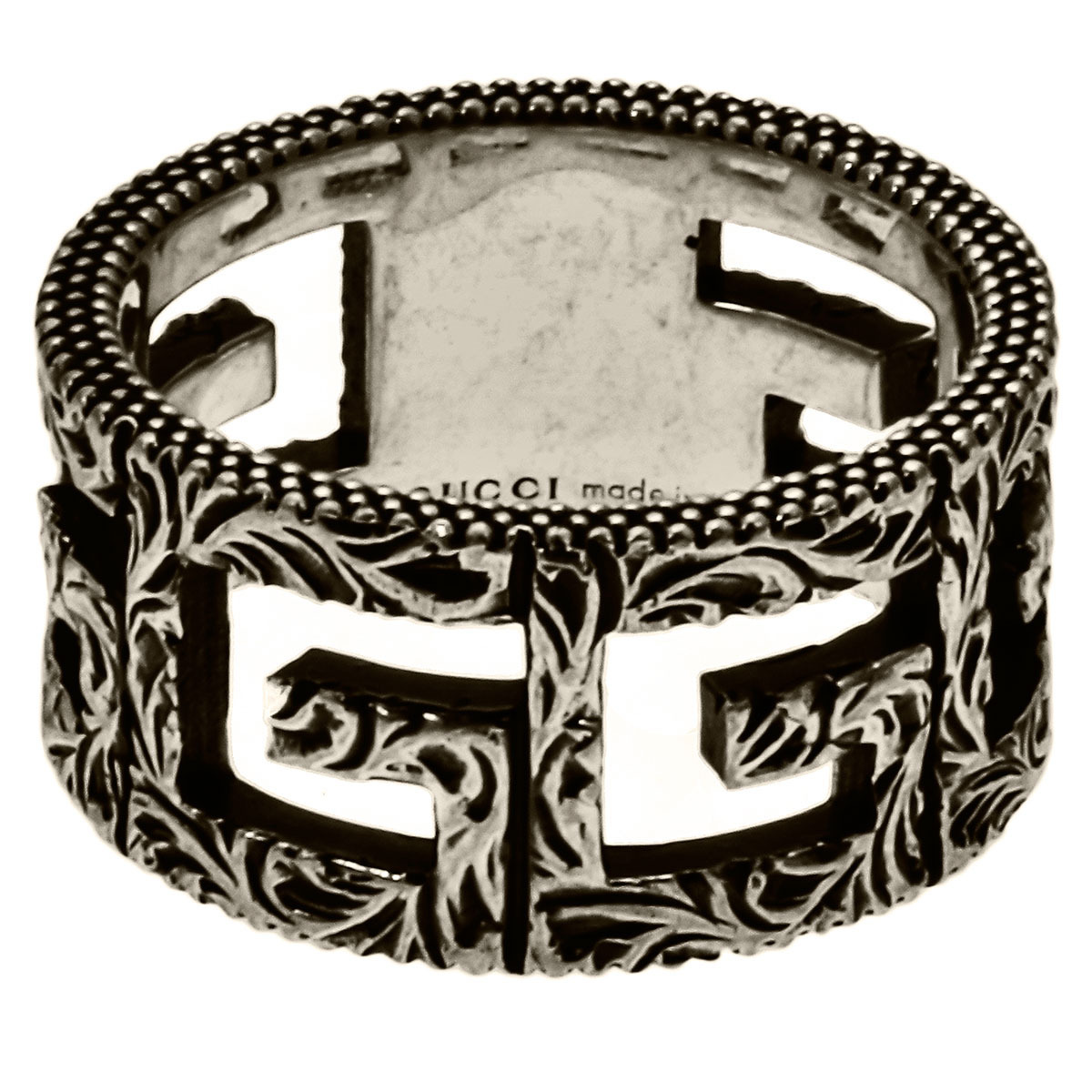 グッチ GUCCI グッチ Gスクエア シルバー925 リング 551918-J8400/0811