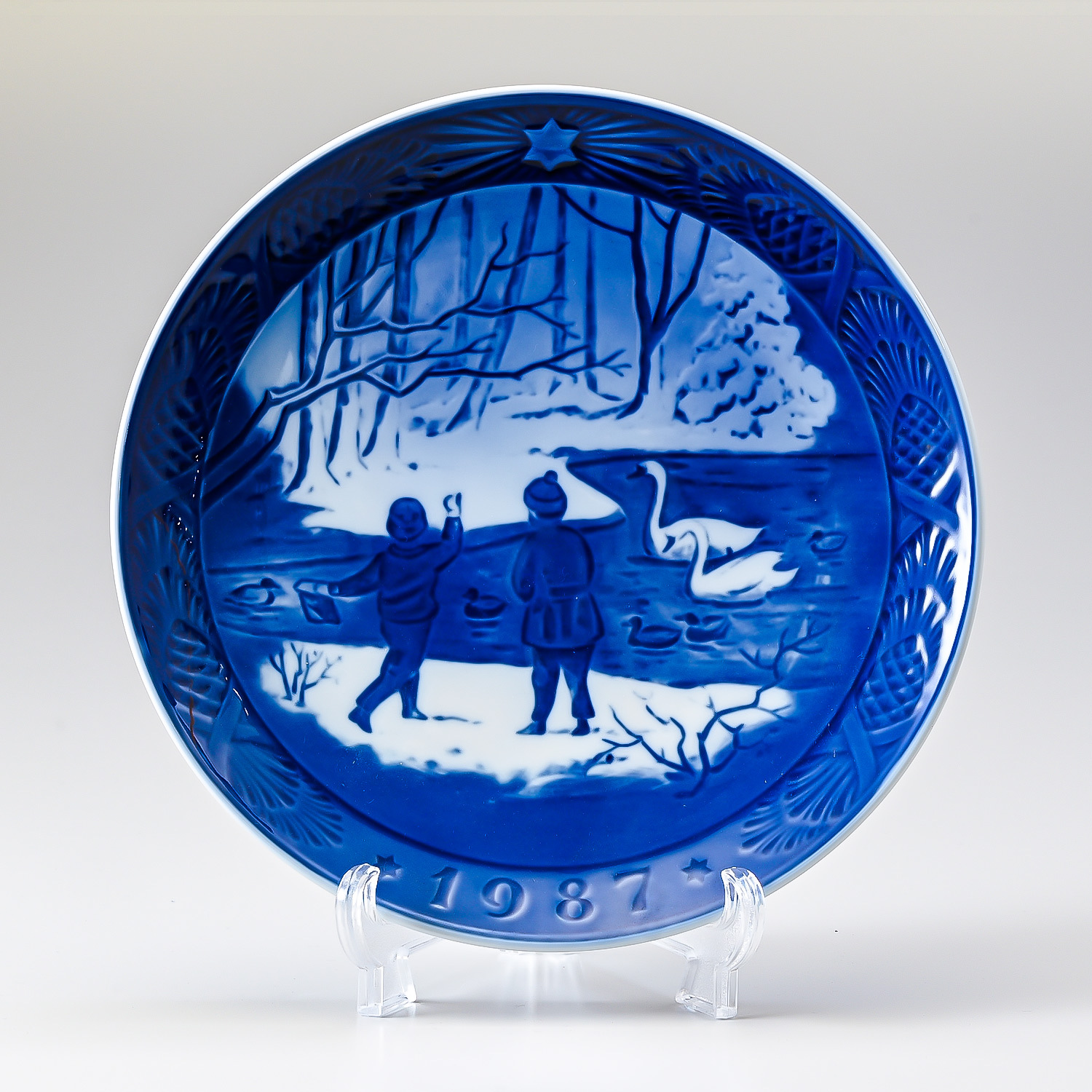 ロイヤルコペンハーゲン イヤープレート クリスマスプレート 1987年