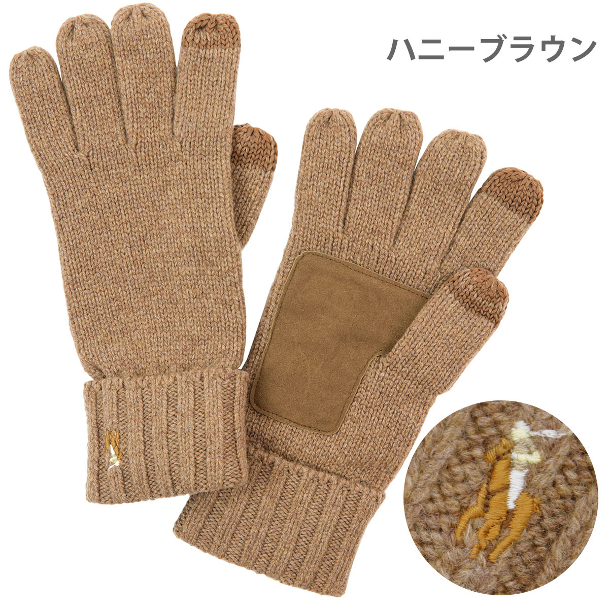 ラルフローレン 手袋 スマートフォン対応 ニット PC0494 RALPH LAURE