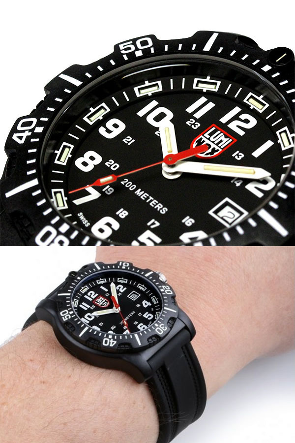 ルミノックス 腕時計 メンズ ブラックオプス 軽量 ラバーベルト
