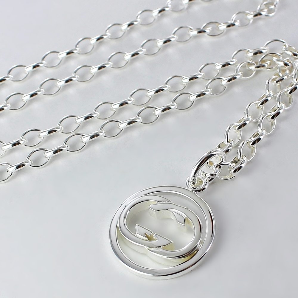 GUCCI グッチ ネックレス メンズ 父の日 レディース 母の日 シルバー