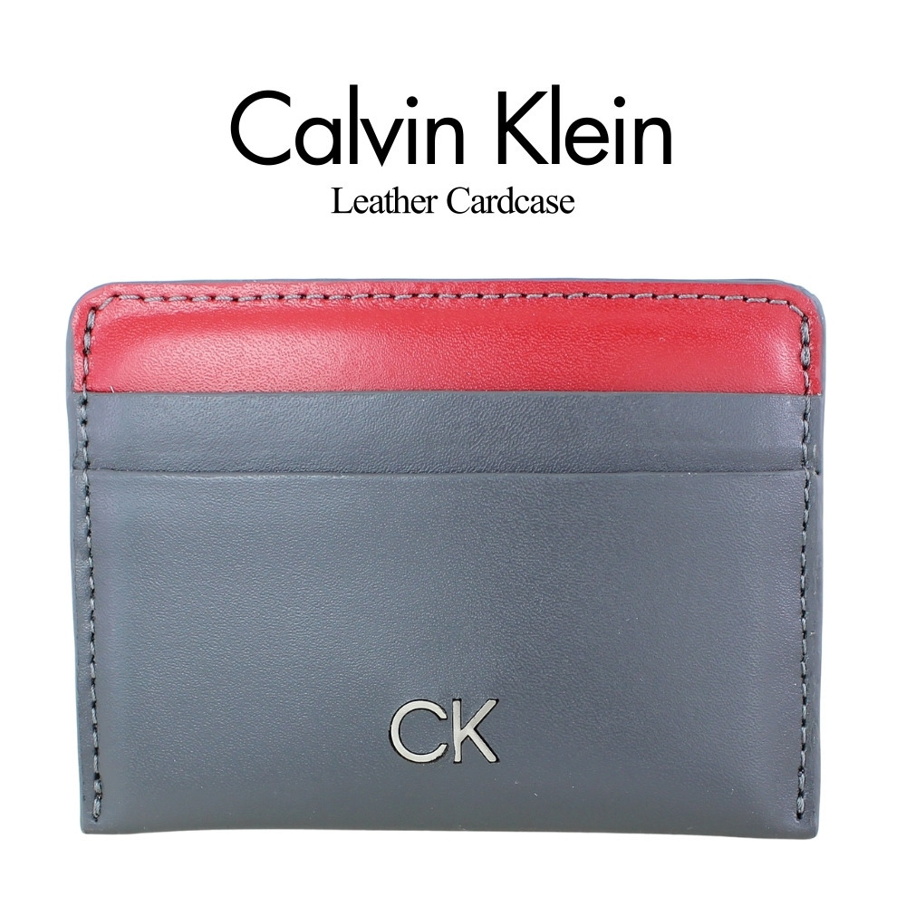 カルバンクライン カードケース メンズ 父の日 革 本革 レザー 名刺