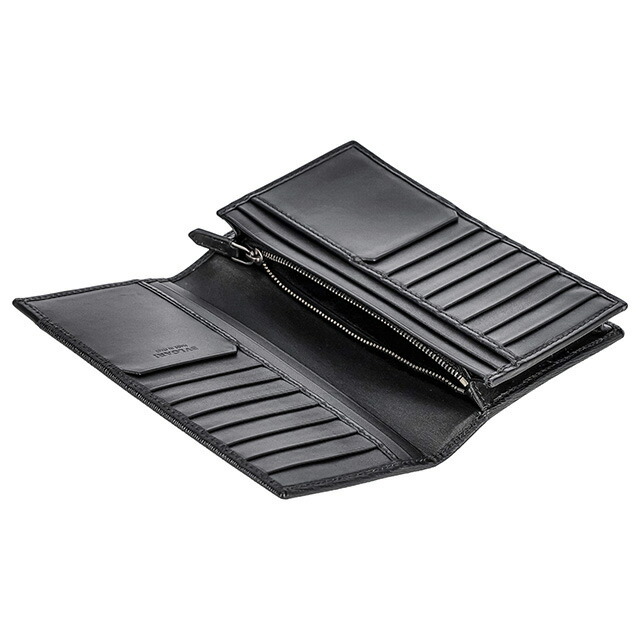 ブルガリ 長財布 メンズ ブランド BVLGARI レザー 284731 BLK ブラック