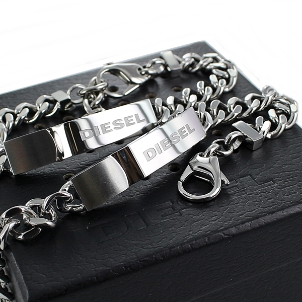 ペアアクセサリー カップル 夫婦 プレゼント Diesel ディーゼル