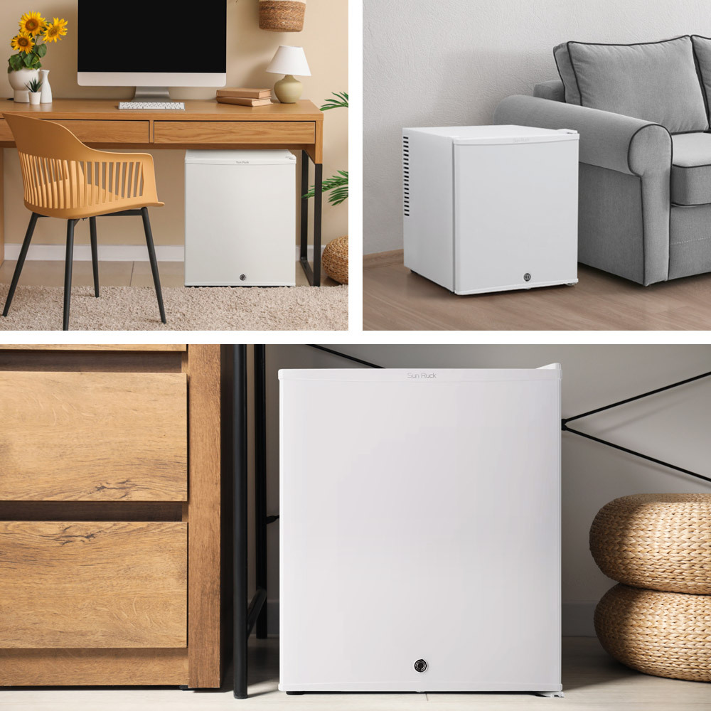 冷蔵庫 鍵付き 1ドア 静音 低振動 48L 小型 コンパクト 右開き 霜取り