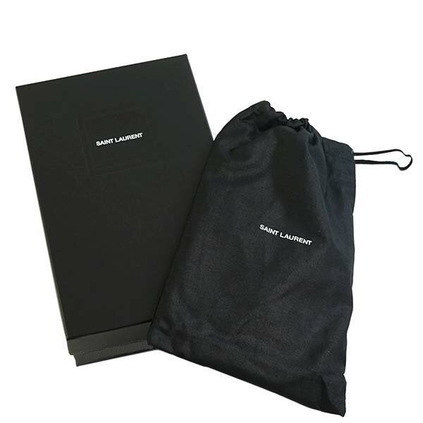サンローラン SAINT LAURENT 533035 0U40W 1000 フラップ長財布 NOIR
