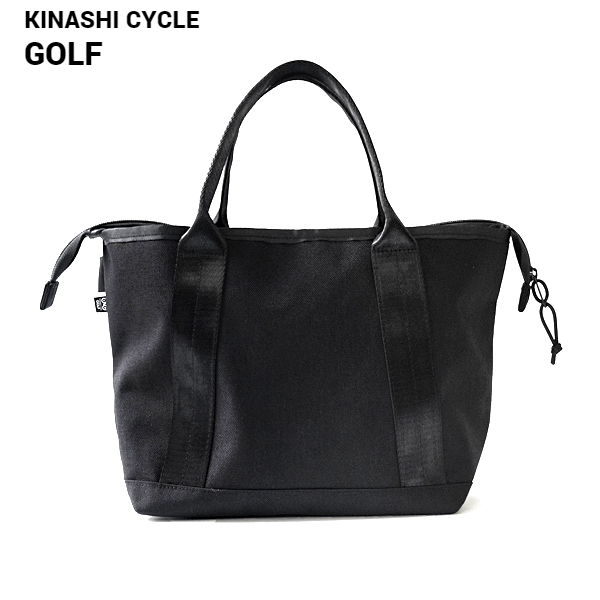KINASHI CYCLE GOLF ラウンドトートバッグ BLACK 木梨サイクル キナシ