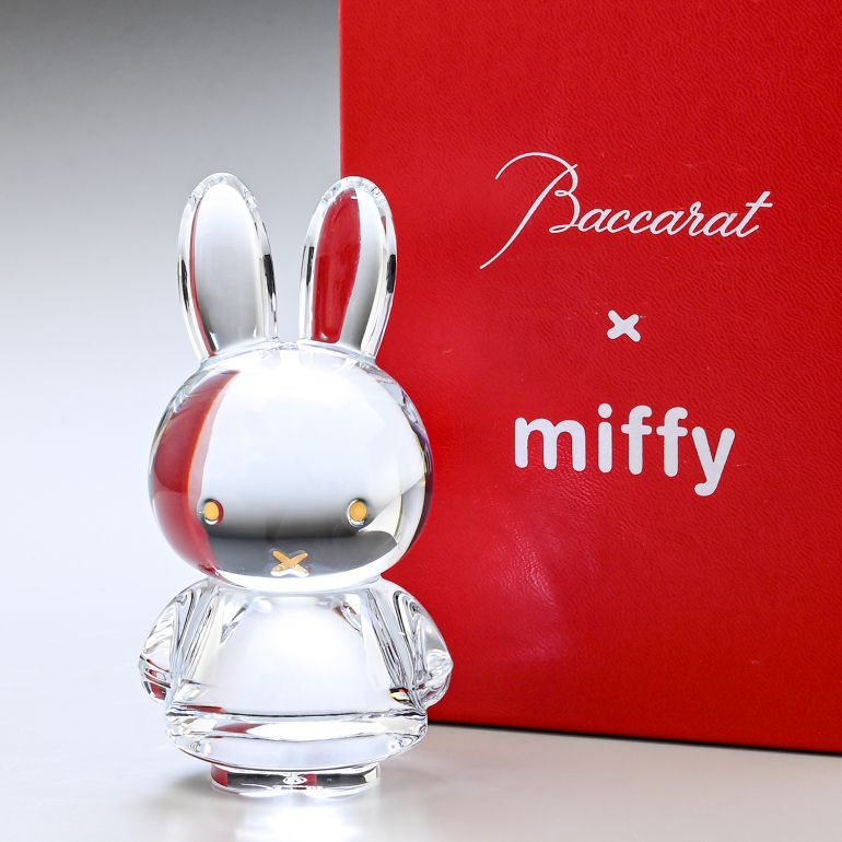 バカラ クリスタルフィギュア ミッフィー Miffy Bunny Sculpture Clear