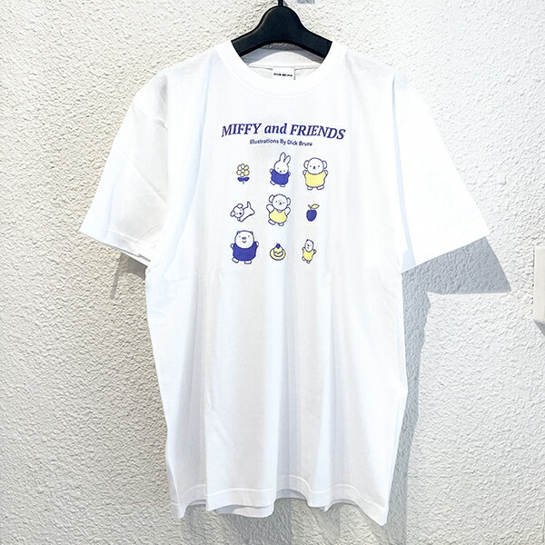 ミッフィー miffy みんな Tシャツ ホワイト Lサイズ アパレル