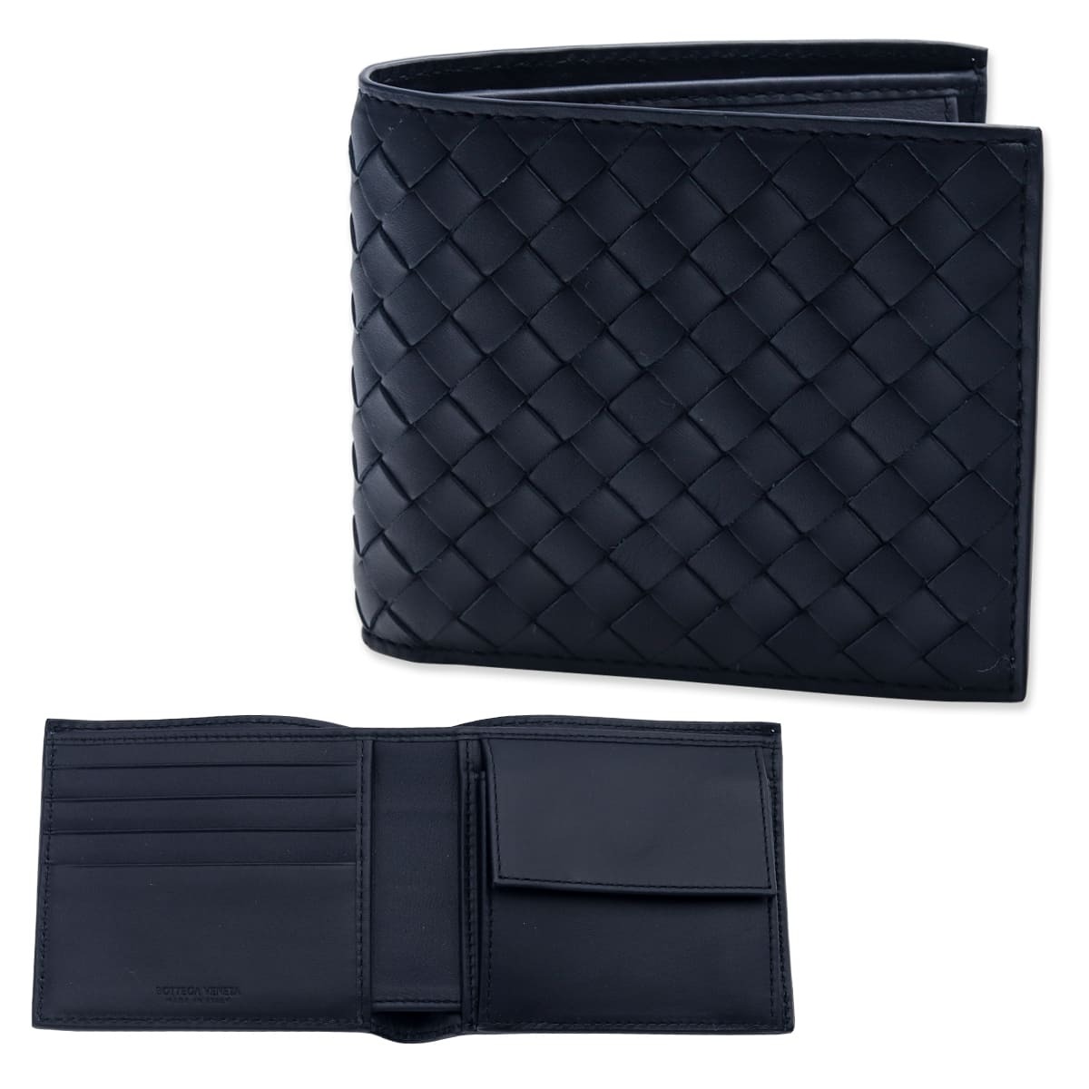名入れ】ボッテガ 財布 二つ折り ボッテガヴェネタ 二つ折り財布