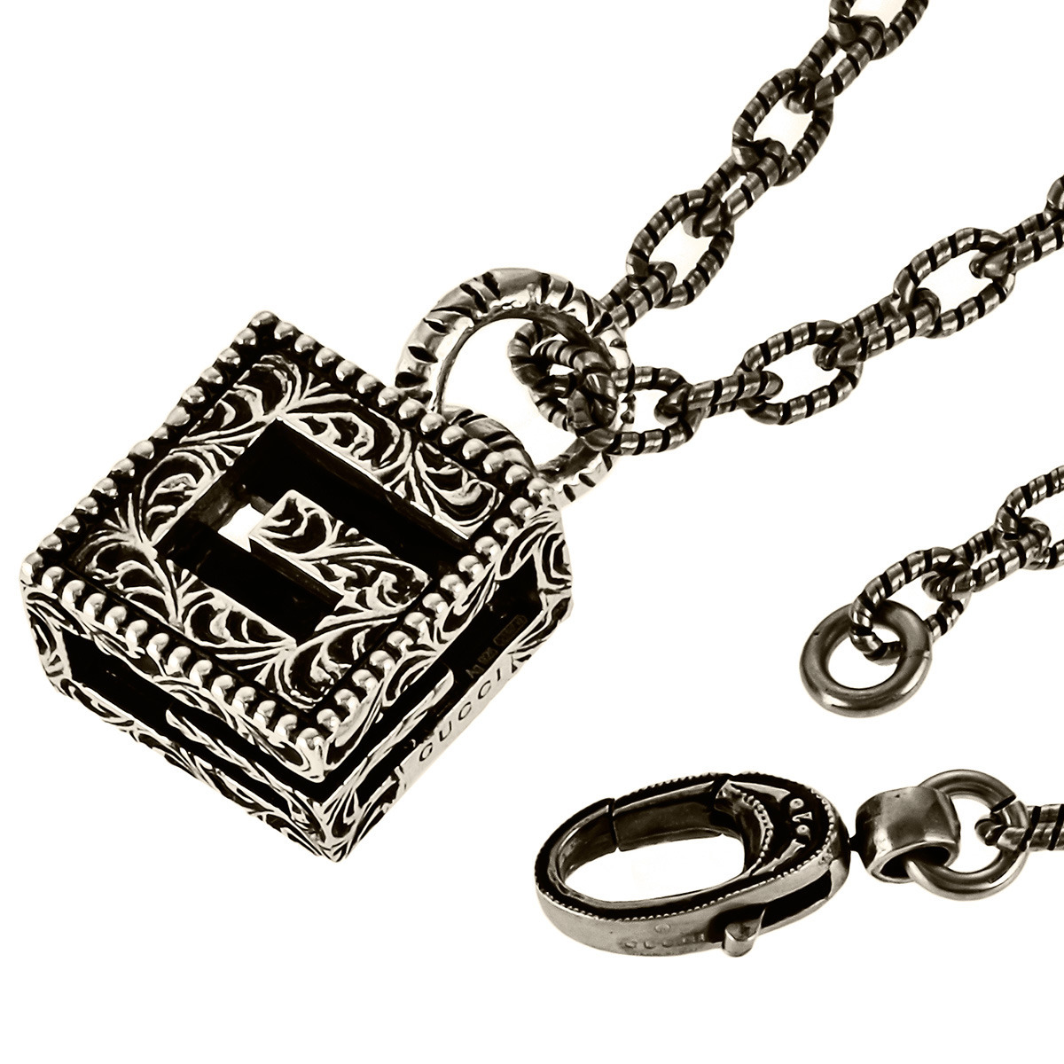 グッチ GUCCI ネックレス 552768 J8400 0811 G CUBE Gキューブ