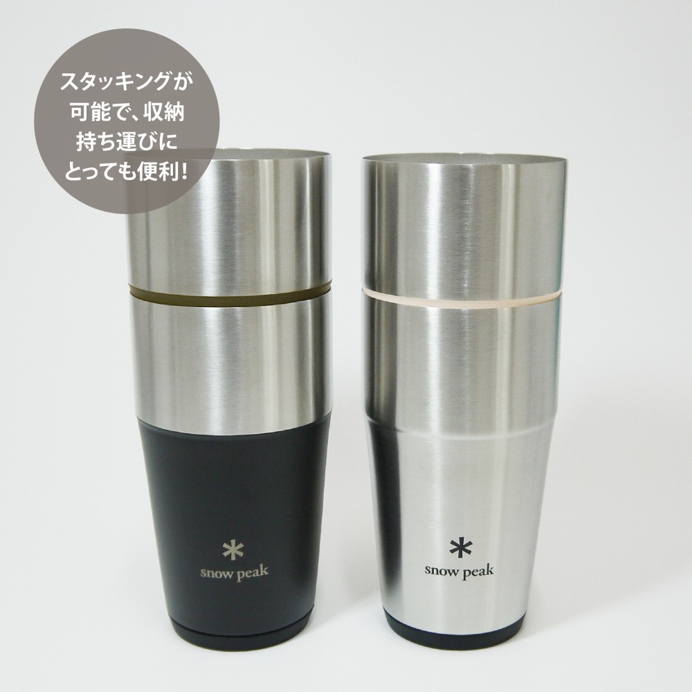 snow peak スノーピーク サーモタンブラー470 4色セット 名入れ彫刻代