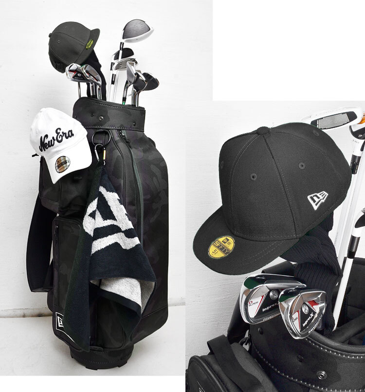 ヘッドカバー NEWERA GOLF ニューエラ ゴルフ ブラック おしゃれ
