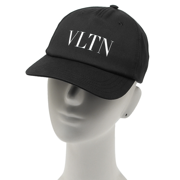ヴァレンティノ 帽子 ベースボールキャップ VLTNロゴ ブラック メンズ