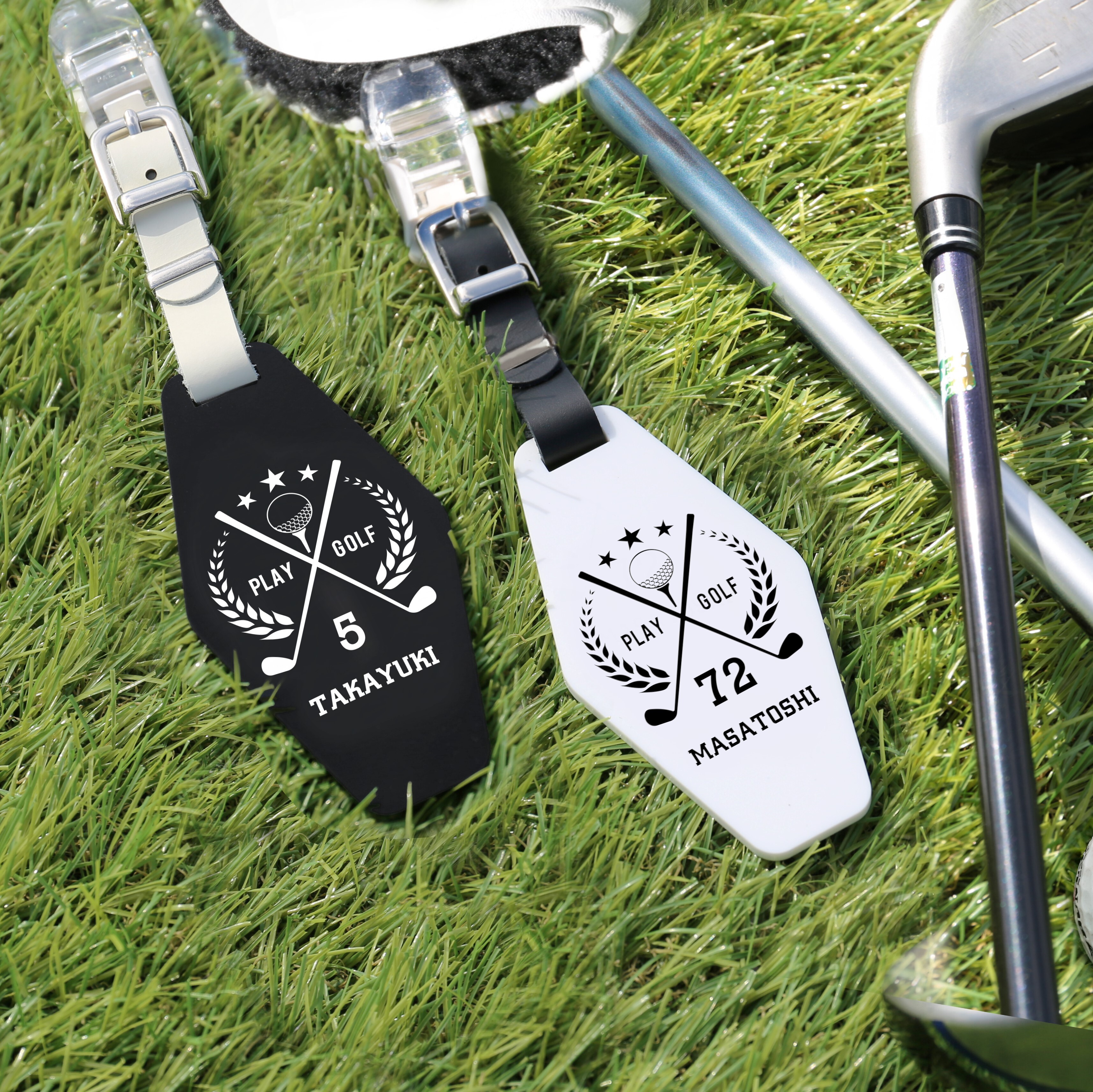 名入れ】 ゴルフ ネームプレート 刻印 ネームタグ 名札 名入れ 名前