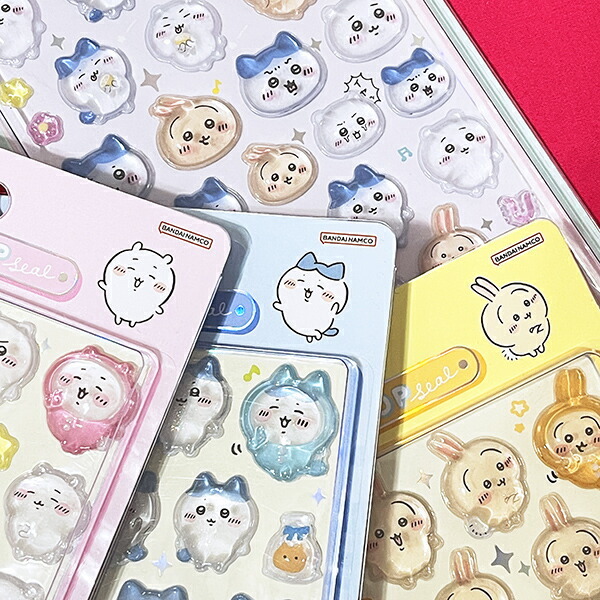 ちいかわ ちいかわ×ハチワレ×うさぎ ボンボンドロップシール 文具