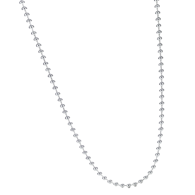 ティファニー TIFFANY＆CO. ラージ ビーズ チェーン 46cm シルバー