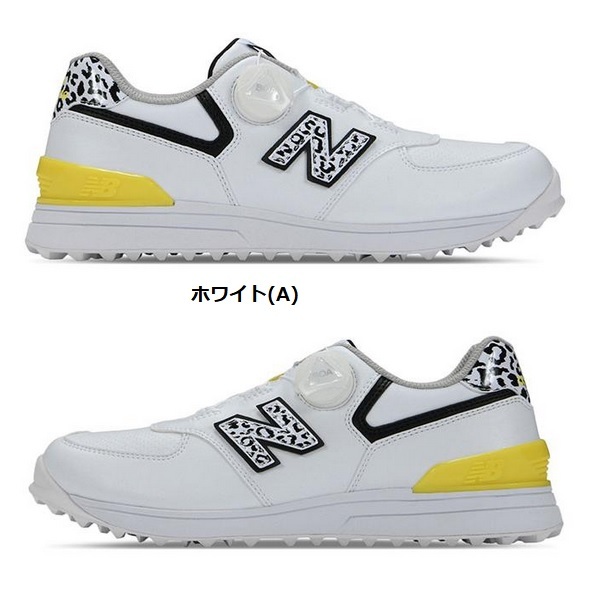 ニューバランス ゴルフシューズ 574 v3 SL BOA WGBS574 スパイクレス