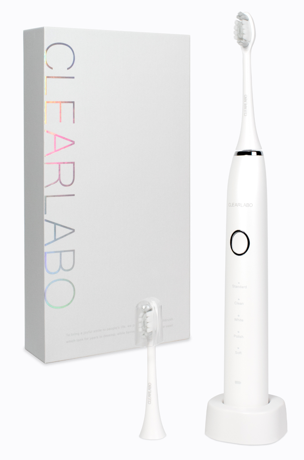 電動歯ブラシ 現役歯科医師監修 替えブラシ2本付き 送料無料 CLEARLABO