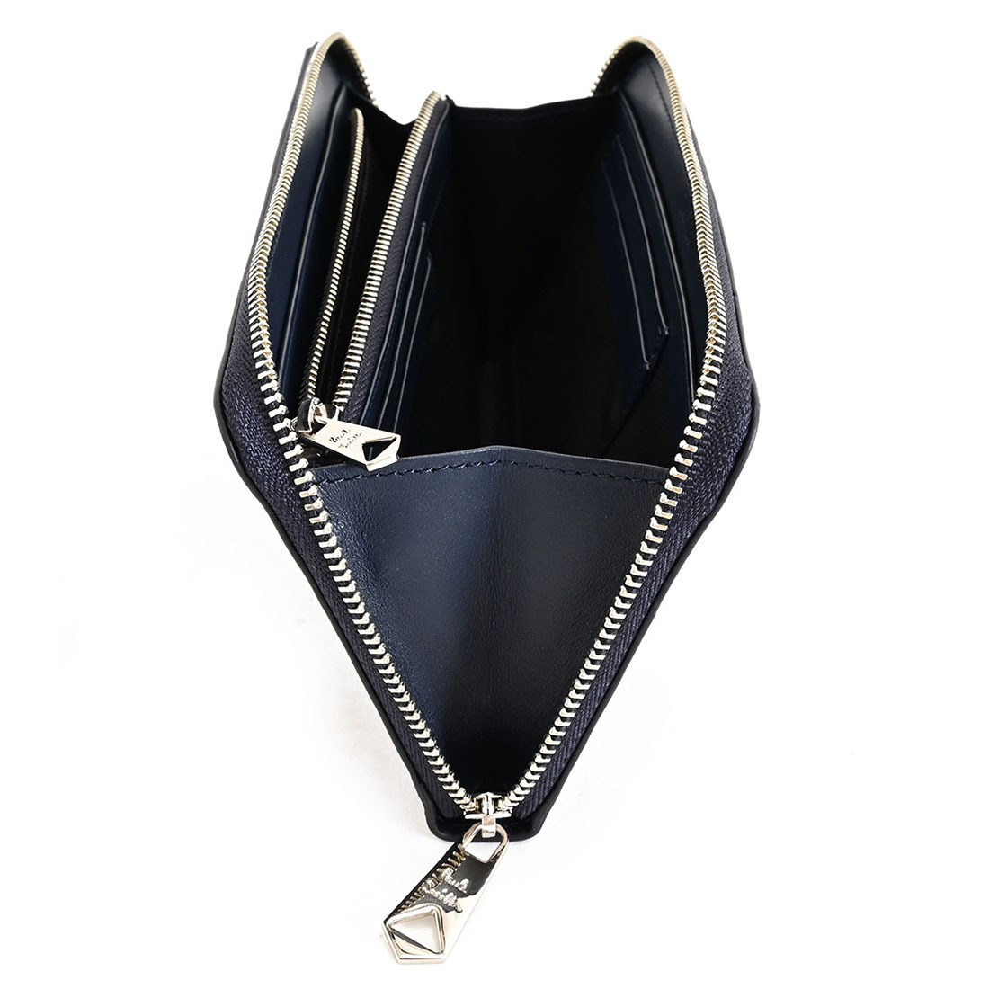 ポールスミス 財布 長財布 ラウンドファスナー 紺(ネイビー) Paul