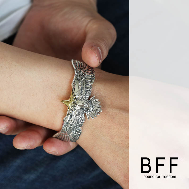 BFF ブランド イーグルバングル シルバー925 ネイティブ インディアン