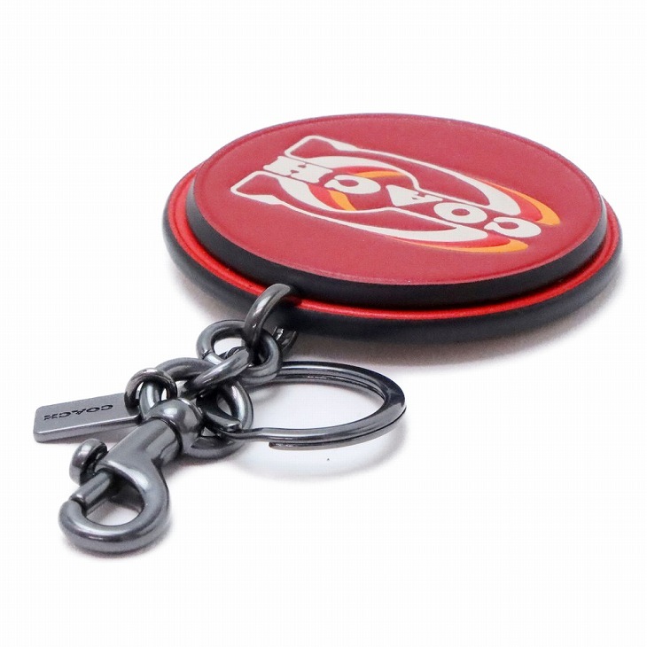 コーチ COACH キーリング メンズ キーホルダー バッグチャーム ロゴ