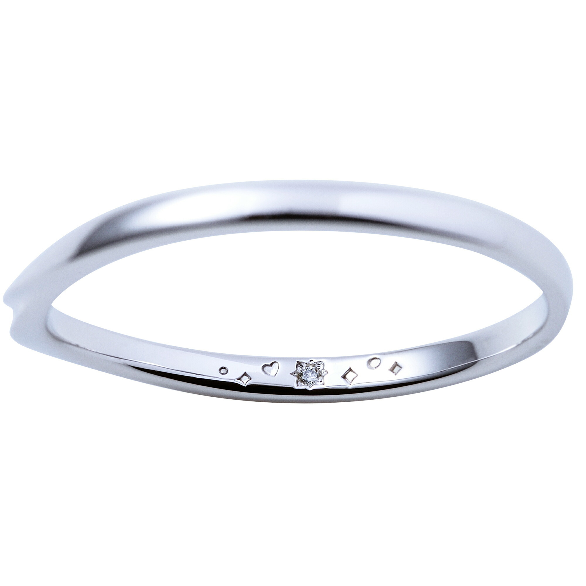 ラッピング無料】THE KISS 公式ショップ K10 ホワイトゴールド ペア