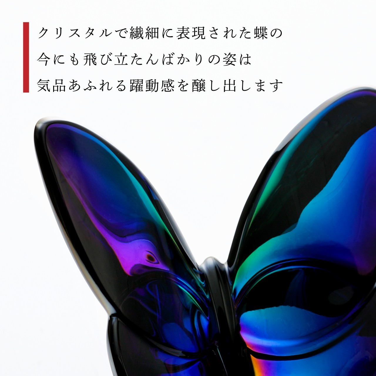 Baccarat バカラ ラッキー バタフライ イリゼクリア&スカラベブルー