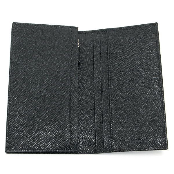 名入れ】 ブルガリ 財布 メンズ 長財布 ブランド 二つ折り 薄い