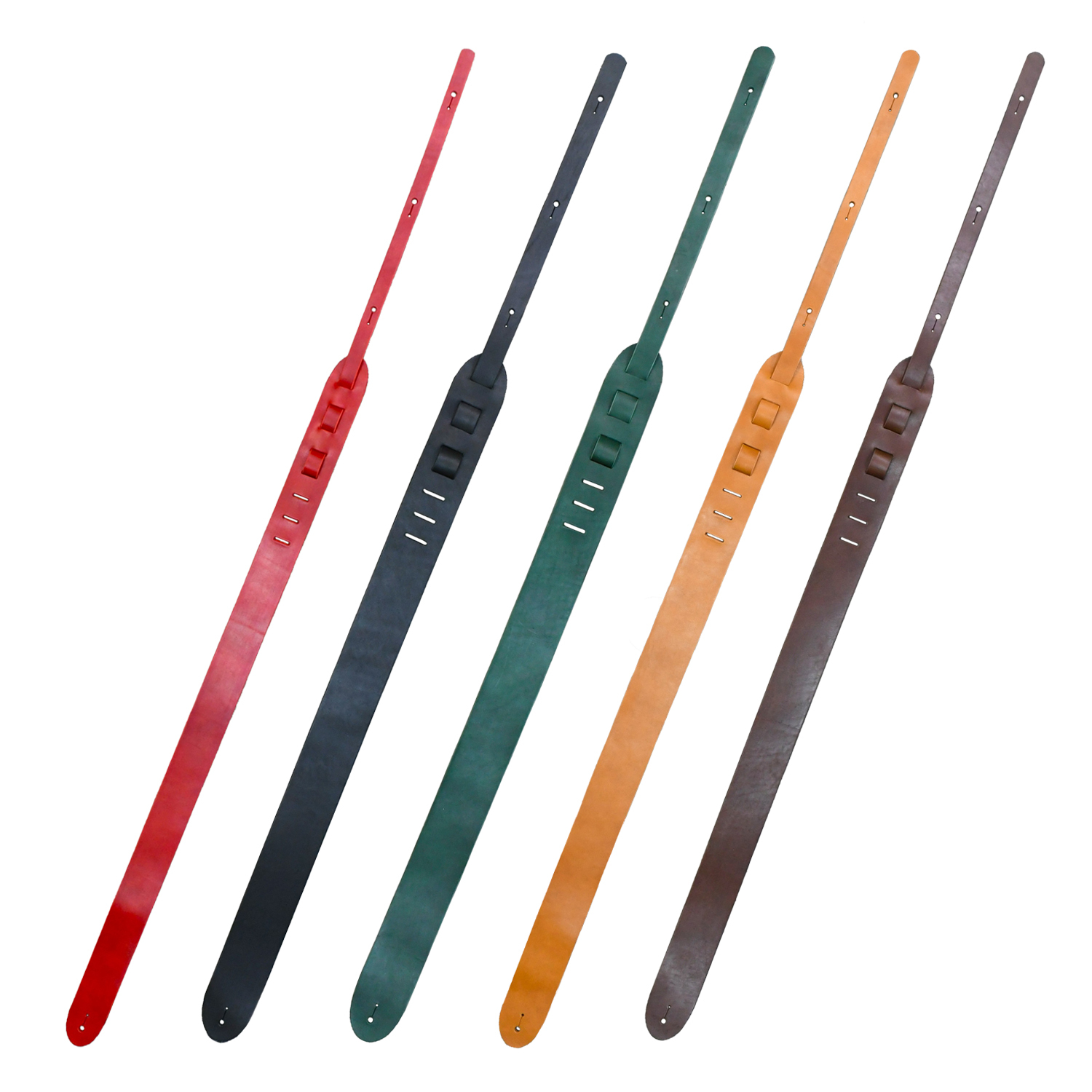 送料無料】名入れ 刻印付き ヌメ革 ギターストラップ guitar strap