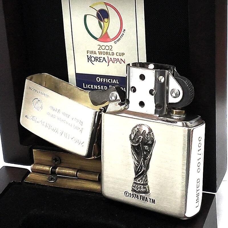 ZIPPO レア シリアルNo.001 一点物 FIFA 2002 ワールドカップ 大会