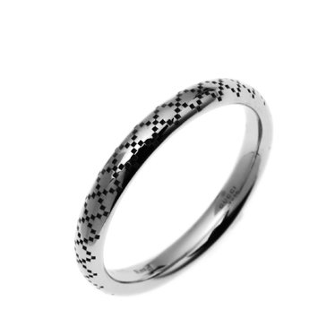 グッチ GUCCI ディアマンティッシマ リング ホワイトゴールド 284899