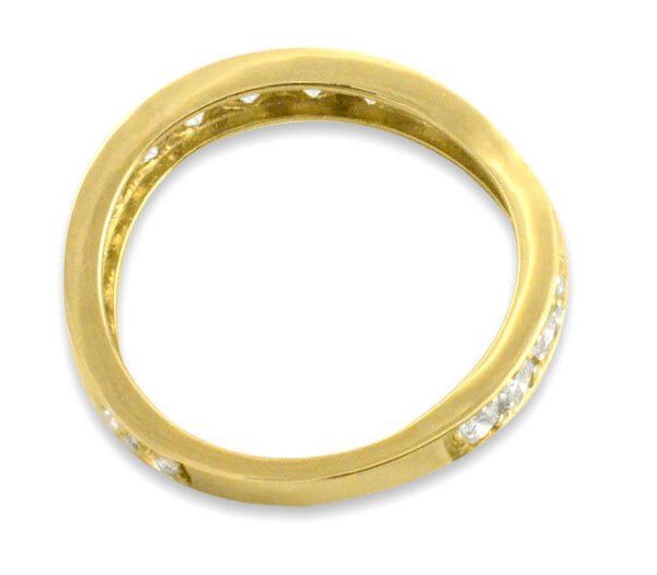 k18 リング ダイヤモンド 1.00ct エタニティリング 指輪 ハーフ