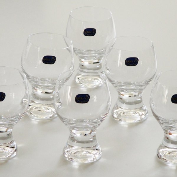 ボヘミア クリスタル ジーナ ワイングラス6客 190CC【ドリンクグラス