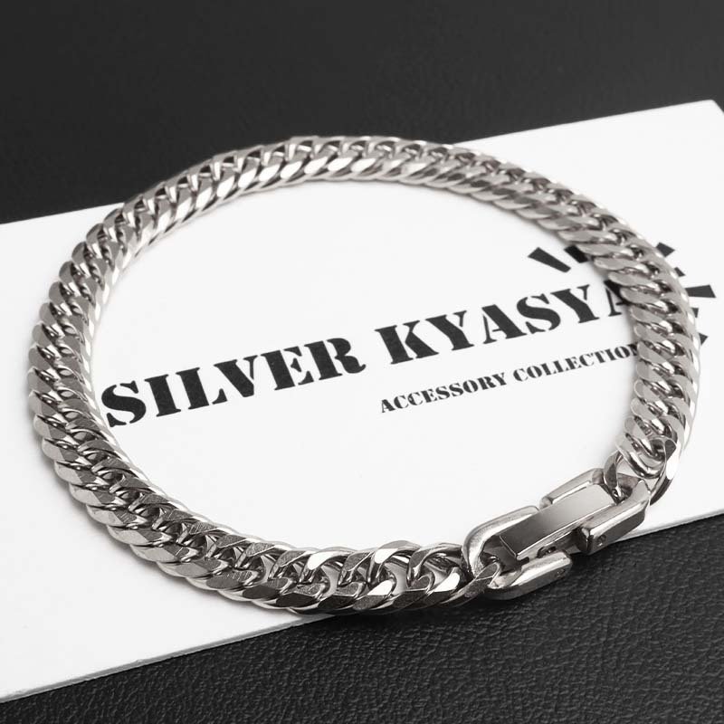 新！リニューアル】【 短いサイズ追加】 ステンレス 定番 ダブル喜平