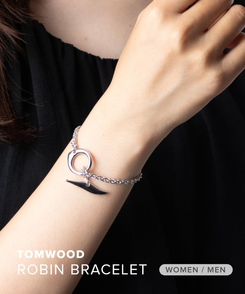 トムウッド TOM WOOD 100910 BSG080NA01 S925 ブレスレット Robin