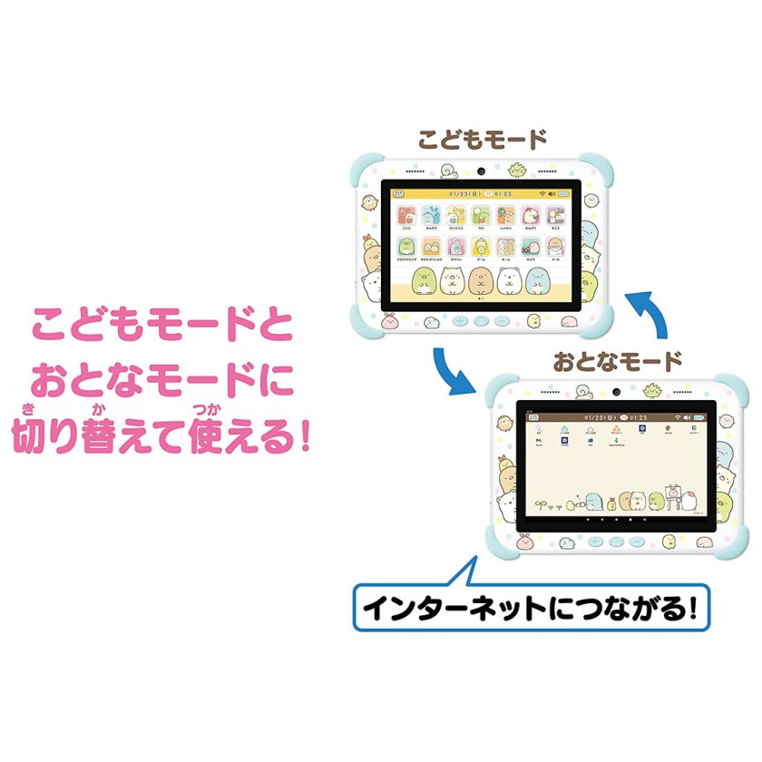 子供用 キッズタブレット すみっコぐらし Wi-Fiでつながる みんなと