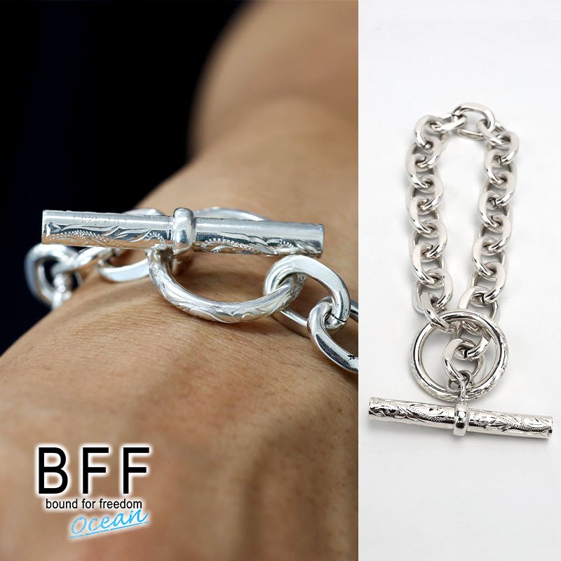BFF ブランド ハワイアン マンテル ブレスレット 幅11mm メンズ