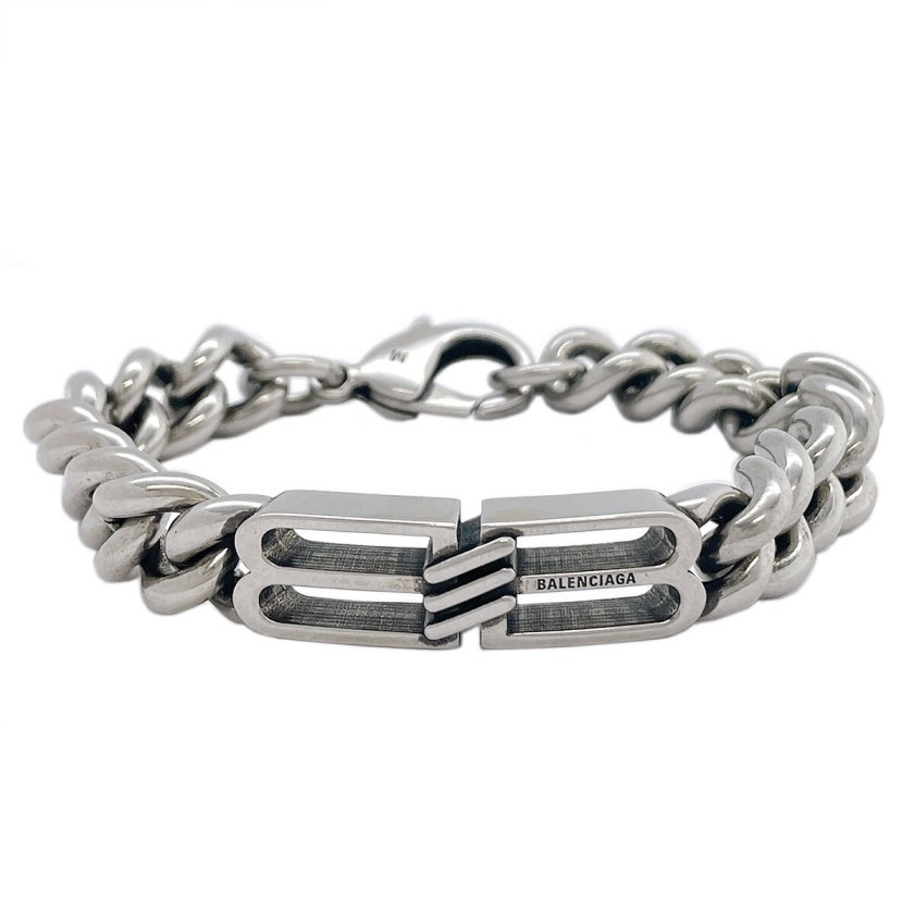 バレンシアガ BALENCIAGA BBアイコン リンクチェーン ブレスレット
