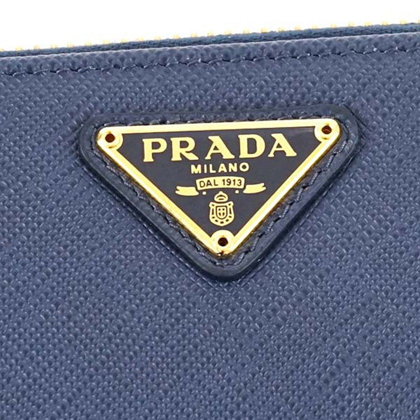 プラダ PRADA 財布 レディース メンズ ラウンドファスナー 長財布 新品