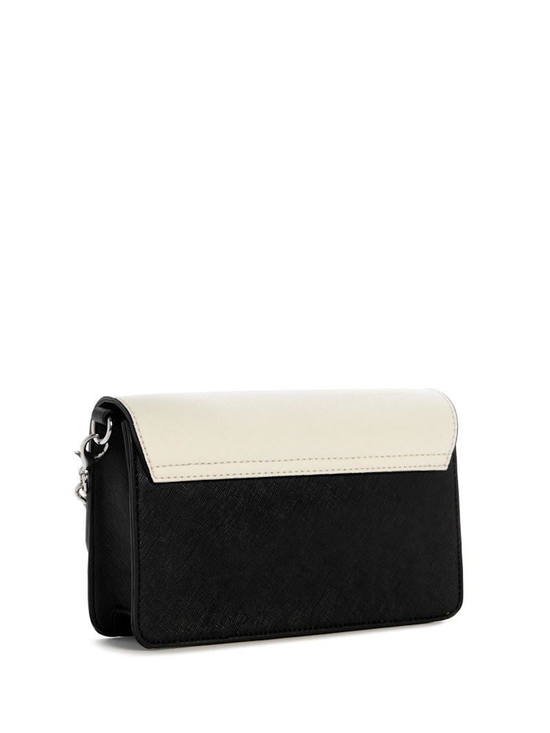 Indira Color-Block Fold-Over Mini Crossbody | GUESS Factory Ca