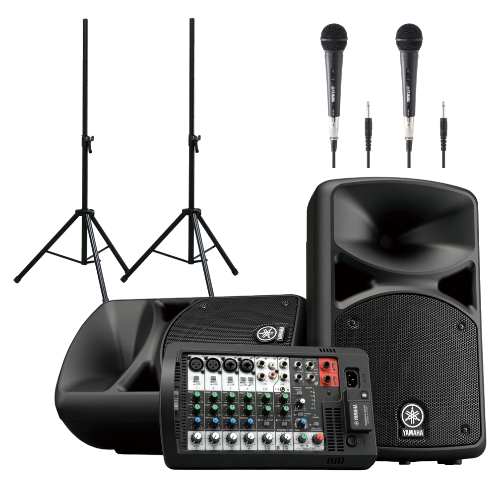 YAMAHA STAGEPAS 400BT ポータブルPAシステム スピーカースタンド