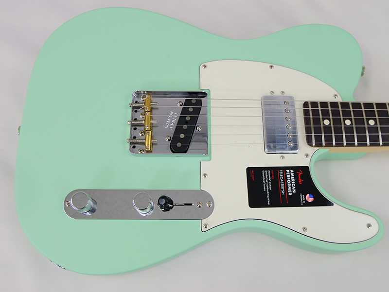Fender American Performer Telecaster Hum (Satin Surf Green)（新品