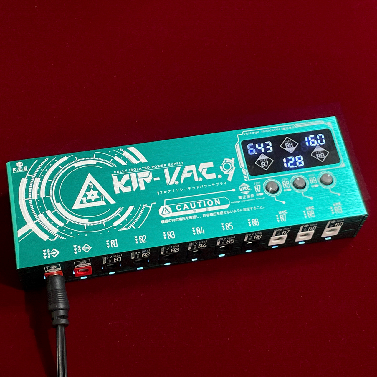 KIP-VAC 9 ギターエフェクター用パワーサプライ KIP-VAC 9 ギター