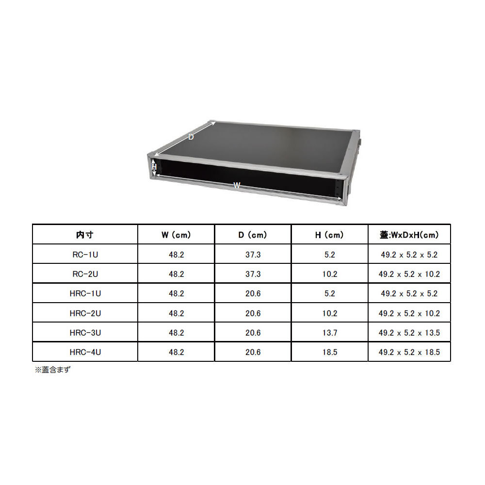 KC ラックケース 1U ハーフラック KC HRC-1U キョーリツ Kyoritsu 奥行
