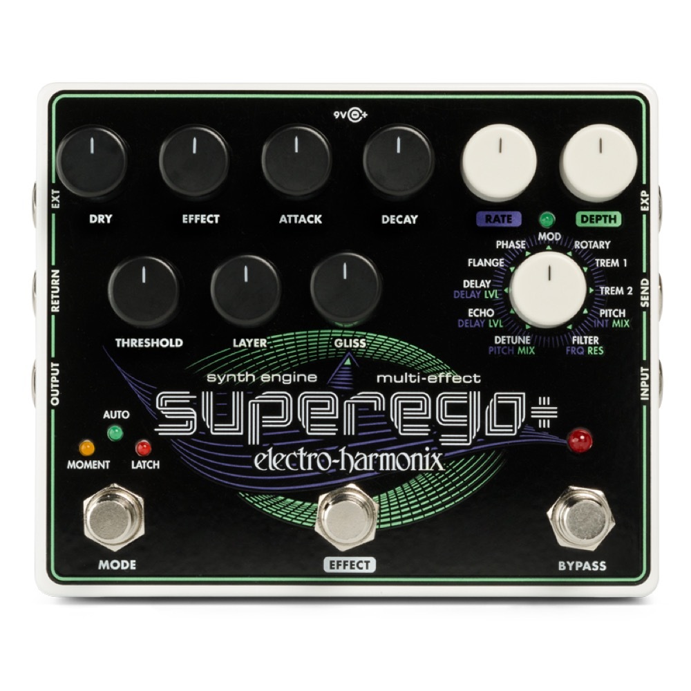Electro-Harmonix Superego+ ギターシンセエフェクター（新品/送料無料