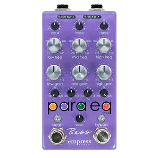 Empress Effectsよりベース専用のパラメトリックEQ／ブースト・ペダル