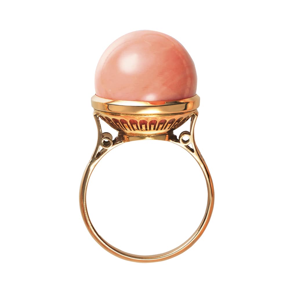 大倉珊瑚店 K18 マガイボケ珊瑚 リング 通販 - ディノス