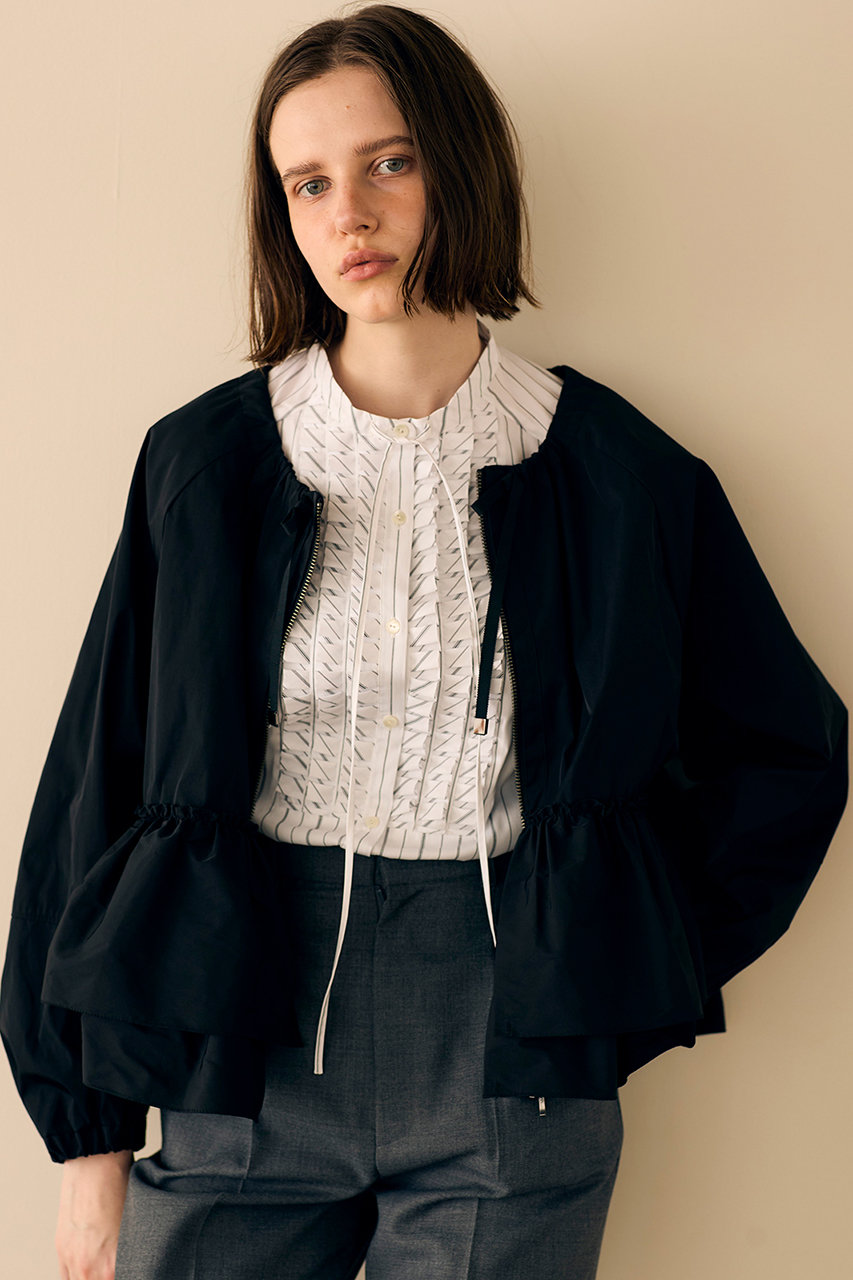 MARILYN MOON(マリリンムーン)｜スパイラルタフタラッフルブルゾン